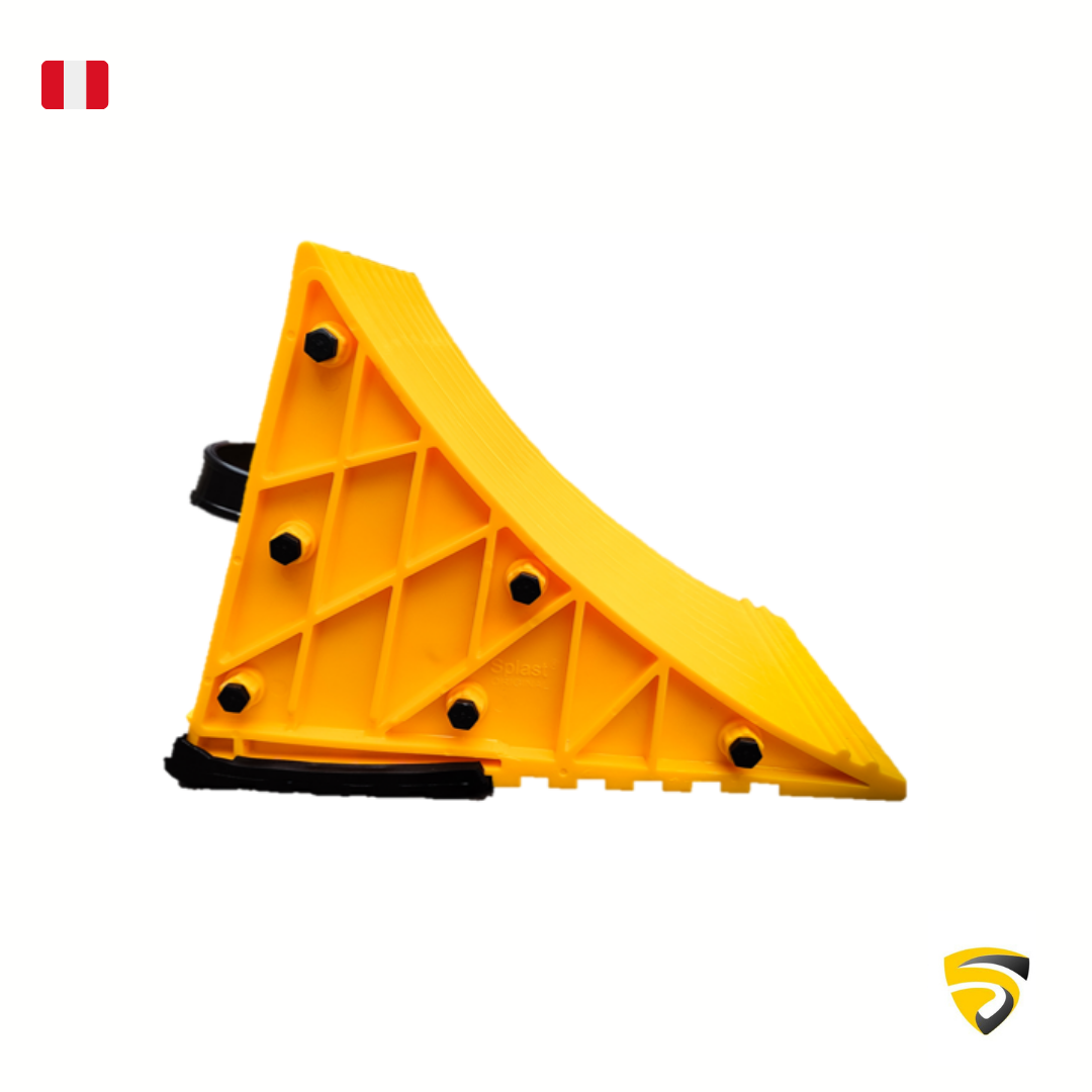 25 TN – Taco de frenado vehicular de plástico – Amarillo